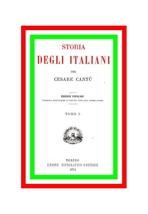 Book History of the Italians, vol. 01 (of 15)