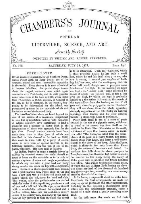 Book Chambers's Journal of Popular Literature, Science, and Art, No. 709 July 28, 1877