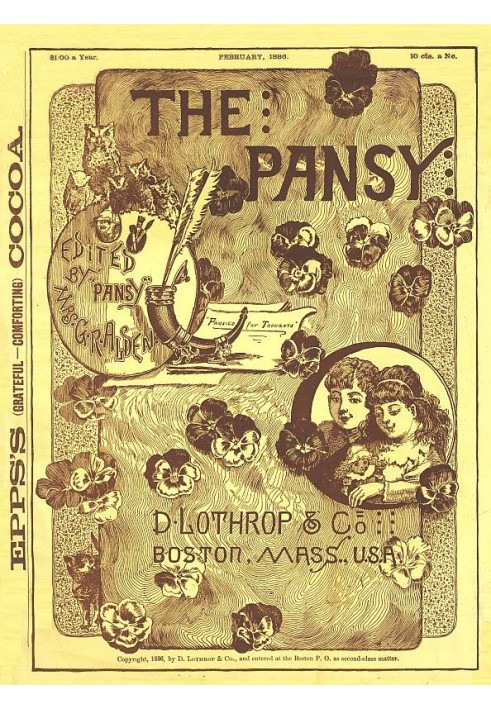 Book The Pansy Magazine, February 1886