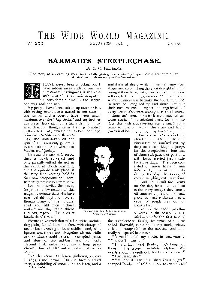 Book The Wide World Magazine, Vol. 22, No. 128, November, 1908