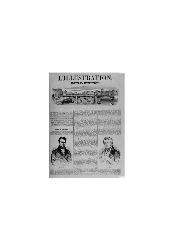 Book L'Illustration, No. 0069, June 22, 1844