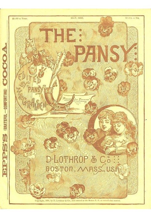Book The Pansy Magazine, May 1886