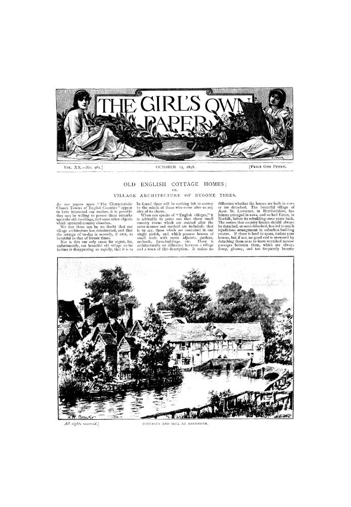 Book The Girl's Own Paper, Vol. XX, No. 981, October 15, 1898