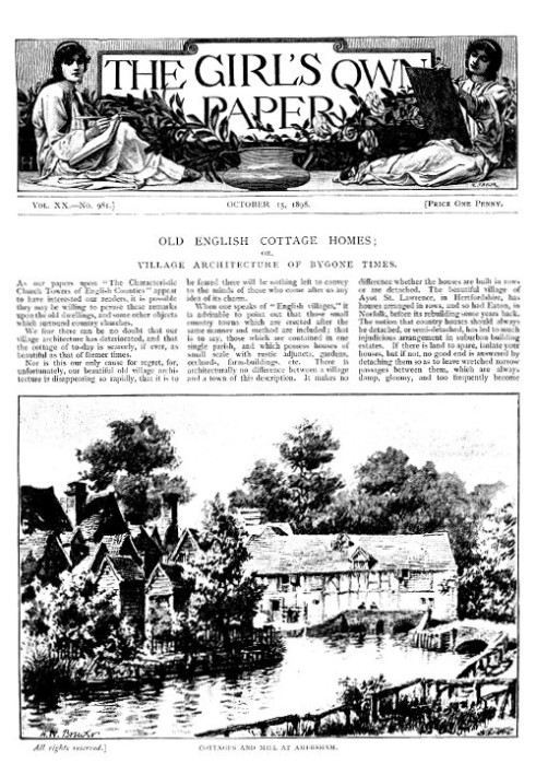 Book The Girl's Own Paper, Vol. XX, No. 981, October 15, 1898