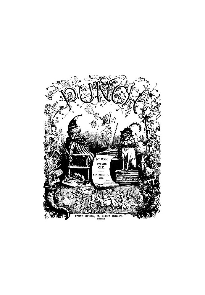 Book Punch, or the London Charivari, Vol. 109, 16th November, 1895