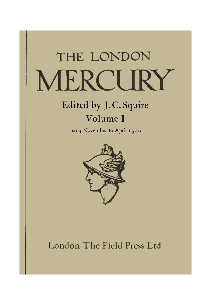 Книга Лондонський Меркурій, Том. I, № 1-6, листопад 1919 – квітень 1920