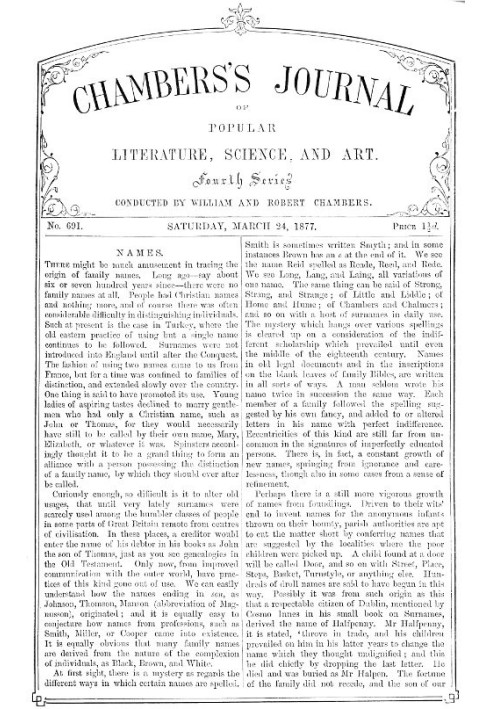 Book Chambers's Journal of Popular Literature, Science, and Art, No. 691 March 24, 1877