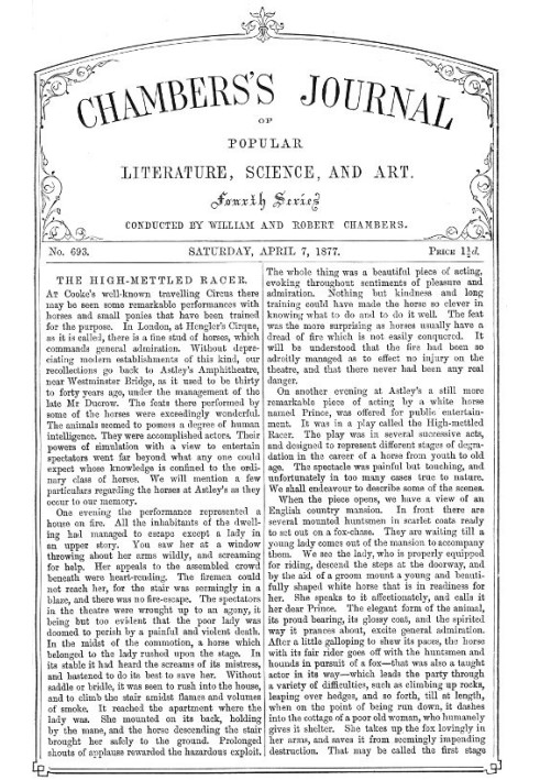 Book Chambers's Journal of Popular Literature, Science, and Art, No. 693 April 7, 1877