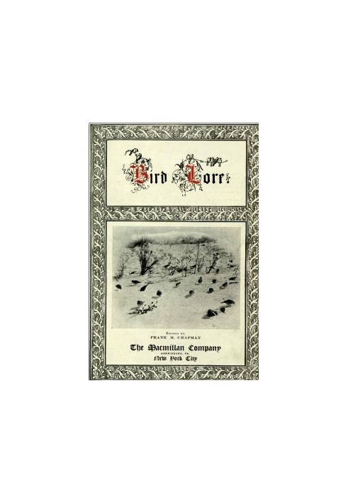 Book Bird-Lore, Volume I—1899