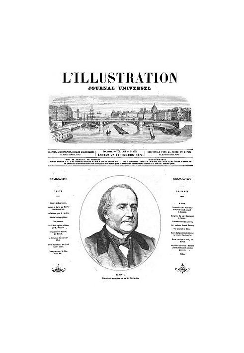 Книга L'Illustration, № 1596, 27 сентября 1873 г.