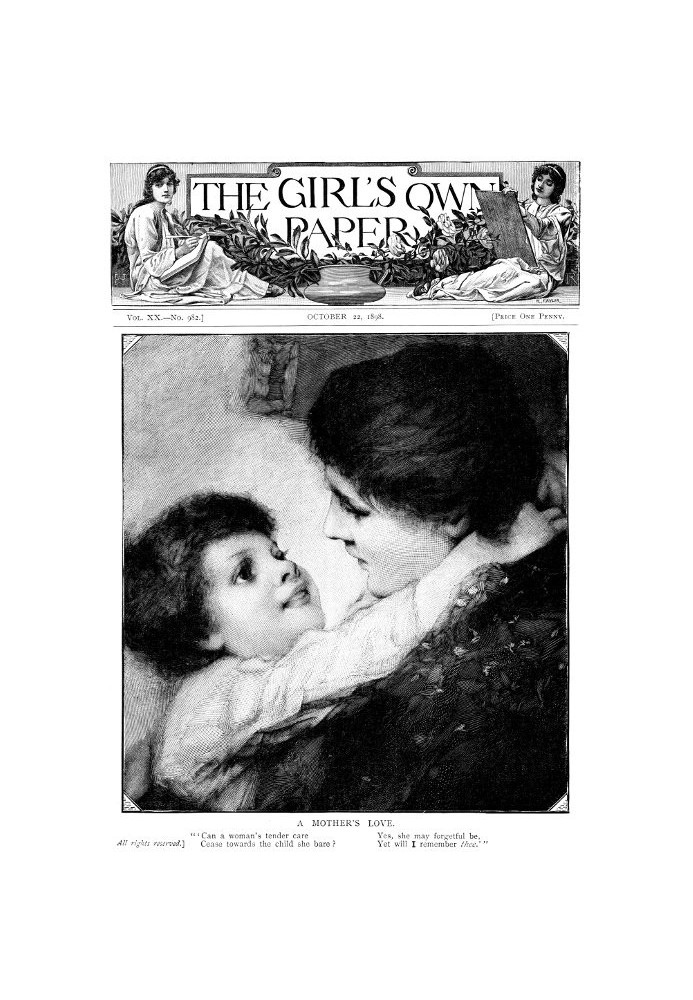 Книга The Girl's Own Paper, Vol. XX, № 982, 22 жовтня 1898 р
