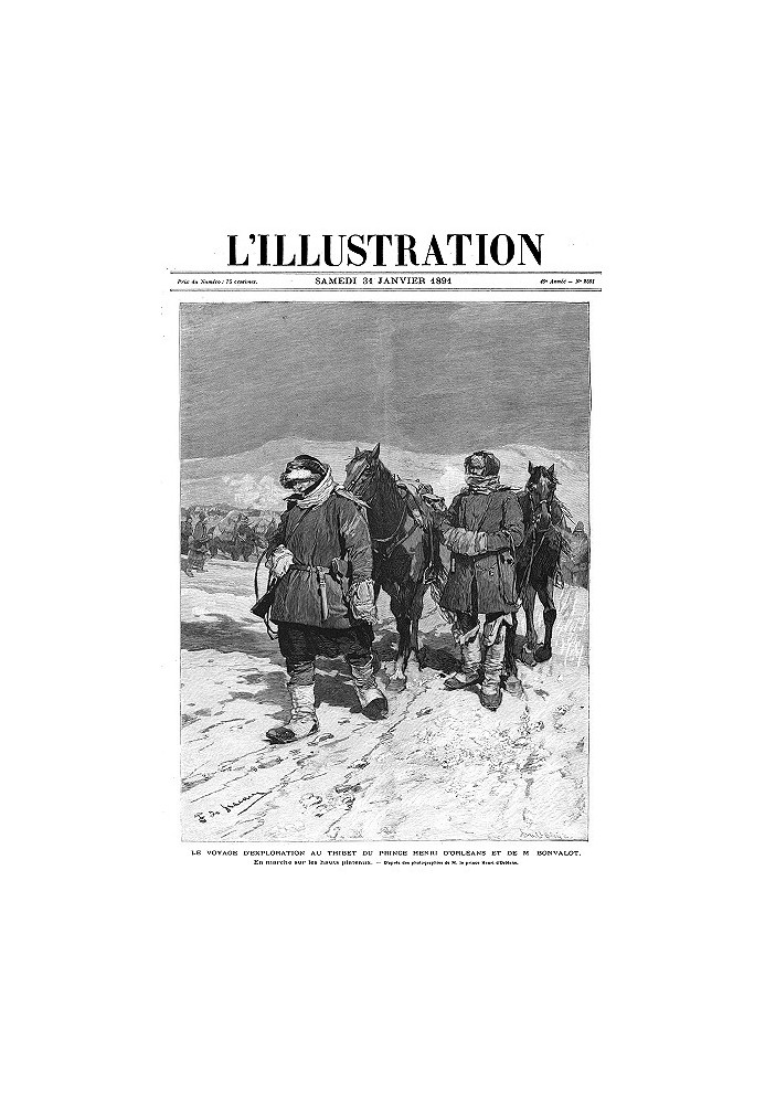 Книга L'Illustration, № 2501, 31 січня 1891 р