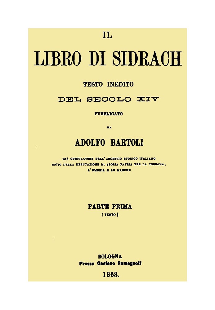 Book The book of Sidrach: unpublished text from the 14th century published by Adolfo Bartoli