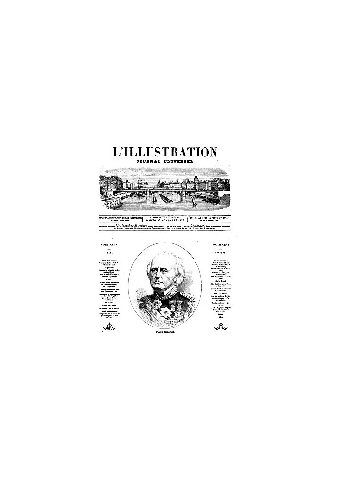 Book L'Illustration, No. 1604, November 22, 1873