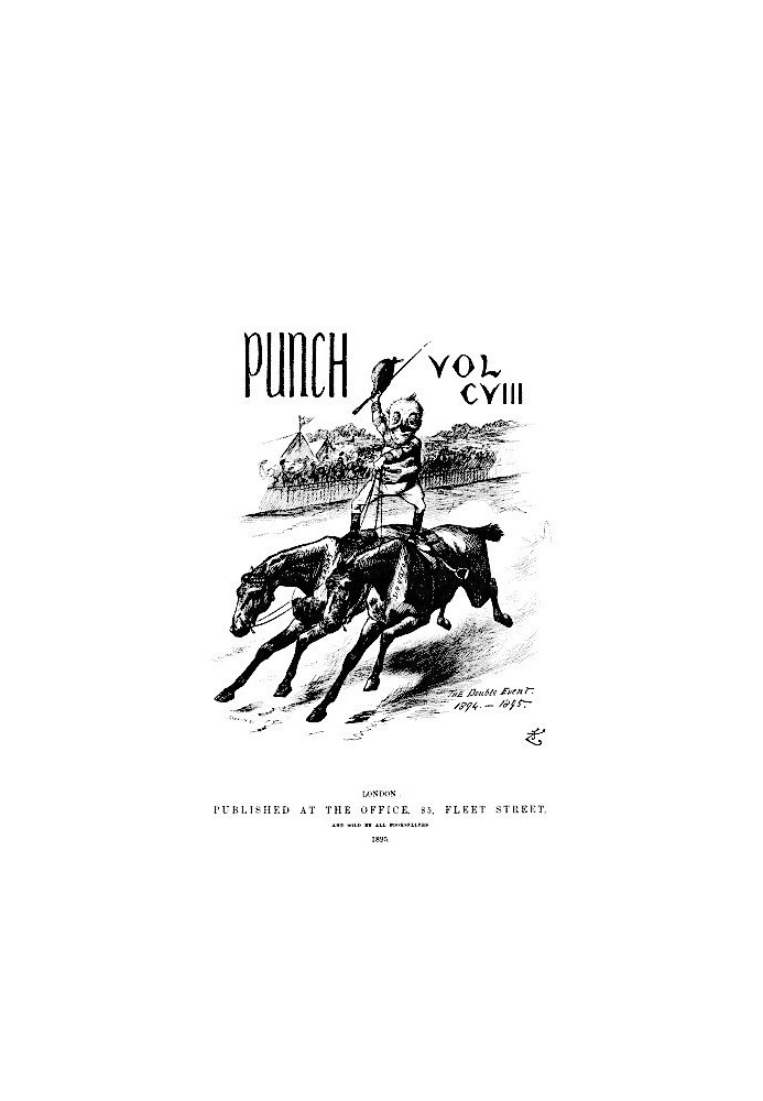 Book Punch, or the London Charivari, January 5th, 1895