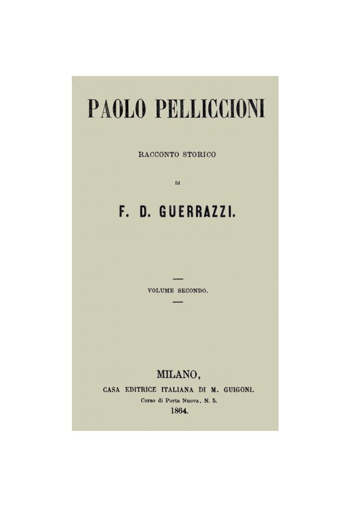 Book Paolo Pelliccioni, Volume 2 (of 2)