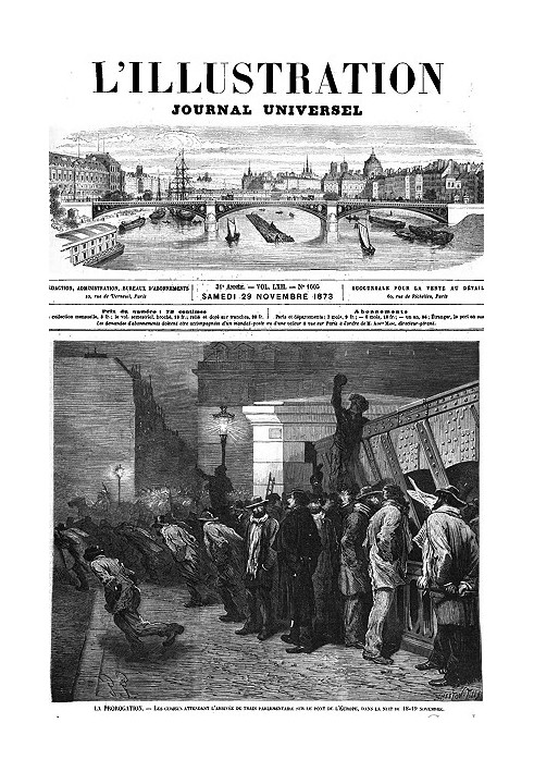 Книга L'Illustration, № 1605, 29 листопада 1873 р