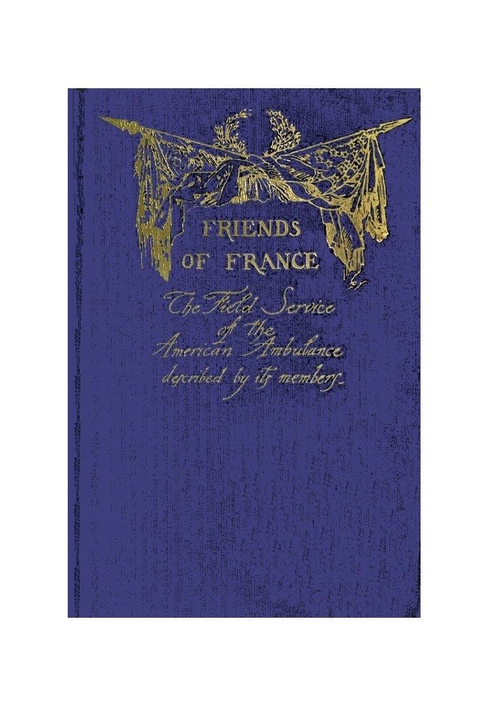 Book Friends of France : $b The Field Service of the American Ambulance described by its members