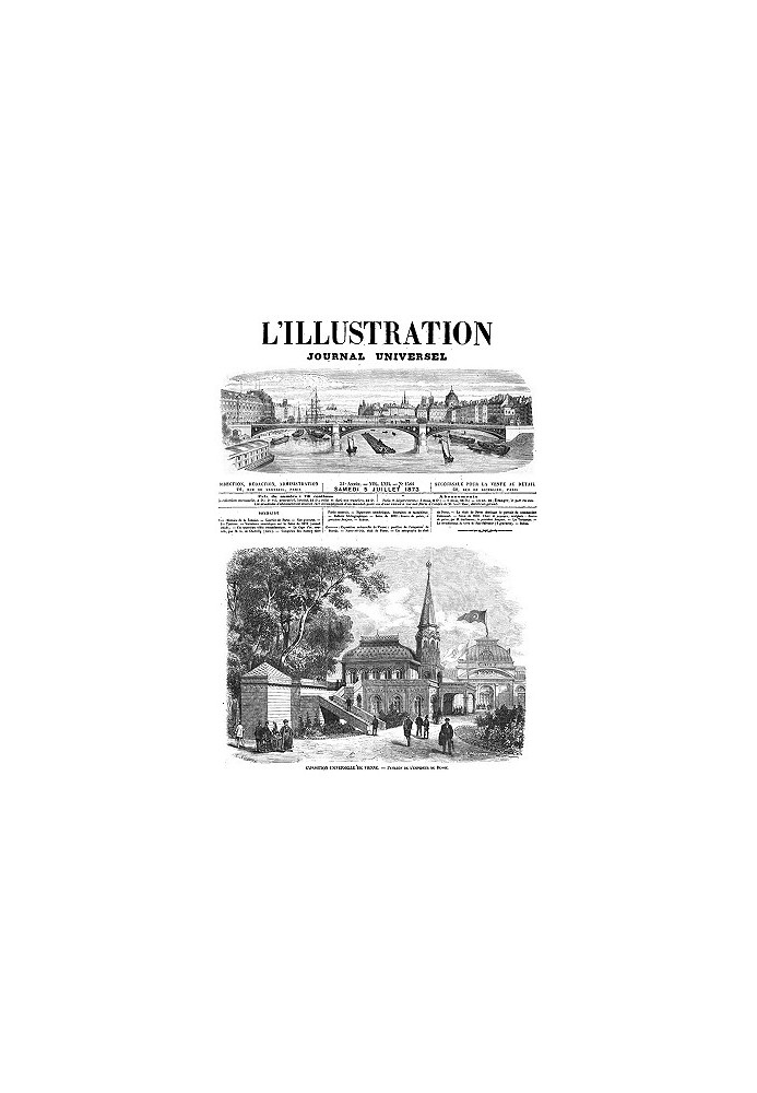 Book L'Illustration, No. 1584, July 5, 1873