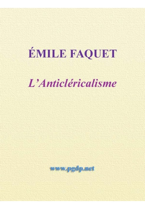 Book Anticlericalism