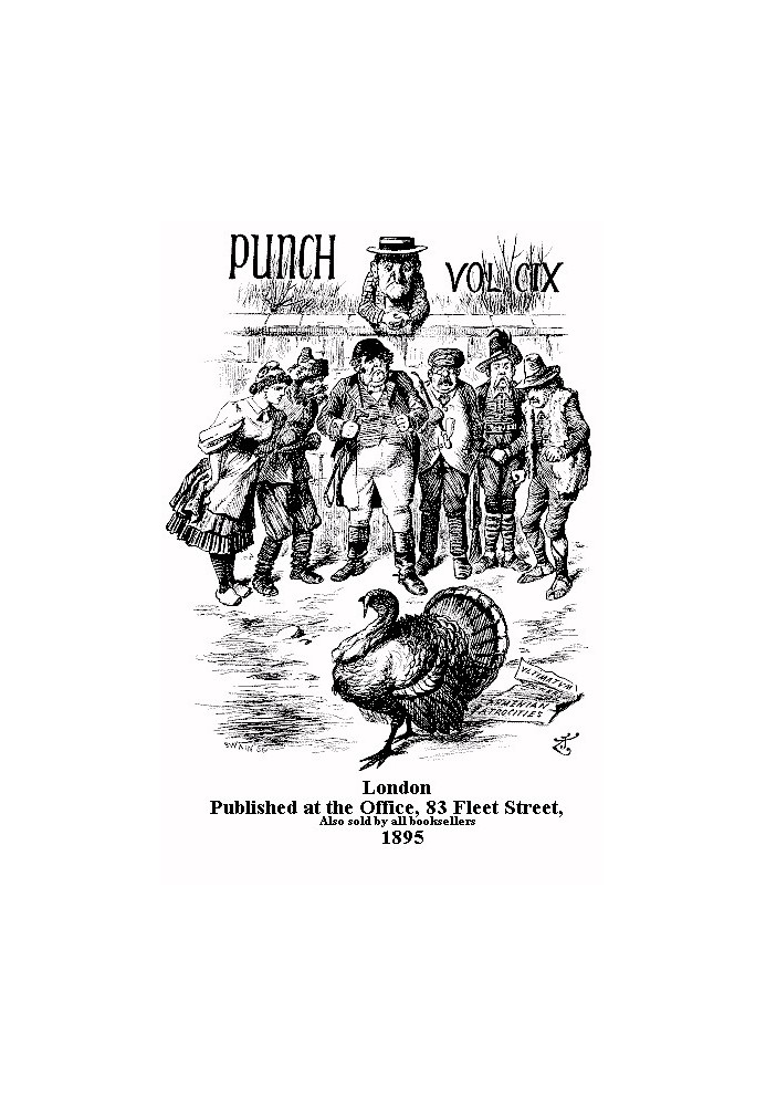 Книга Панч, або Лондонський чаріварі, том. 109, 6 липня 1895 р