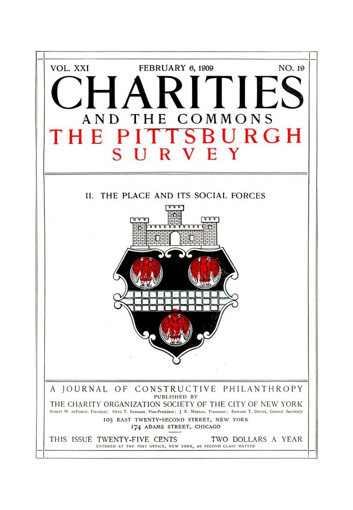 Book Charities and the Commons: The Pittsburgh Survey, Part II. The Place and Its Social Forces
