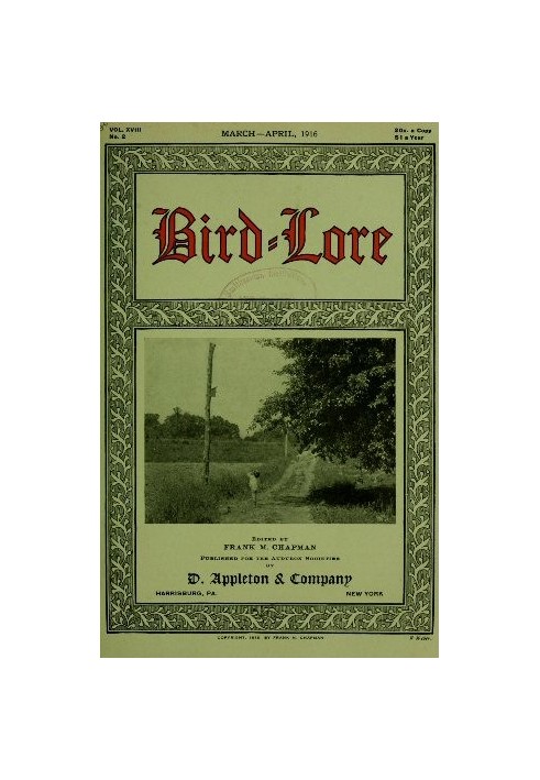 Book Bird-Lore, March-April 1916