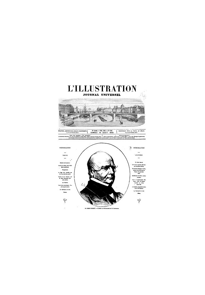Book L'Illustration, No. 1590, August 16, 1873