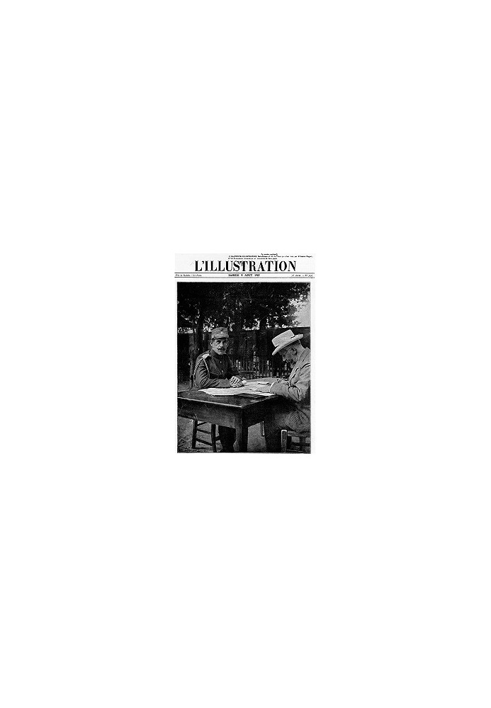 Книга L'Illustration, № 3676, 9 серпня 1913 р