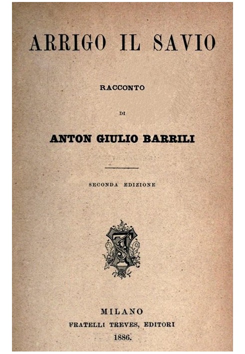 Book Arrigo the wise