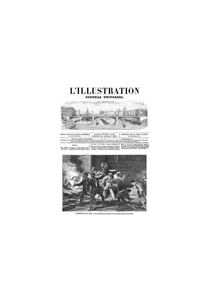 Book L'Illustration, No. 1587, July 26, 1873