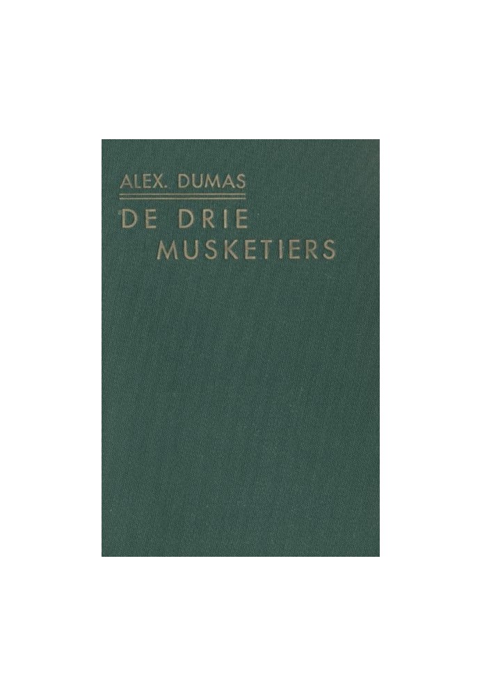 Book The Three Musketeers vol. I and II