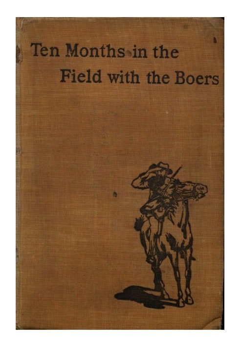 Book Ten Months in the Field with the Boers