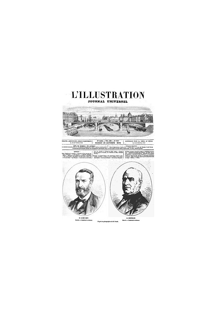 Book L'Illustration, No. 1600, October 25, 1873
