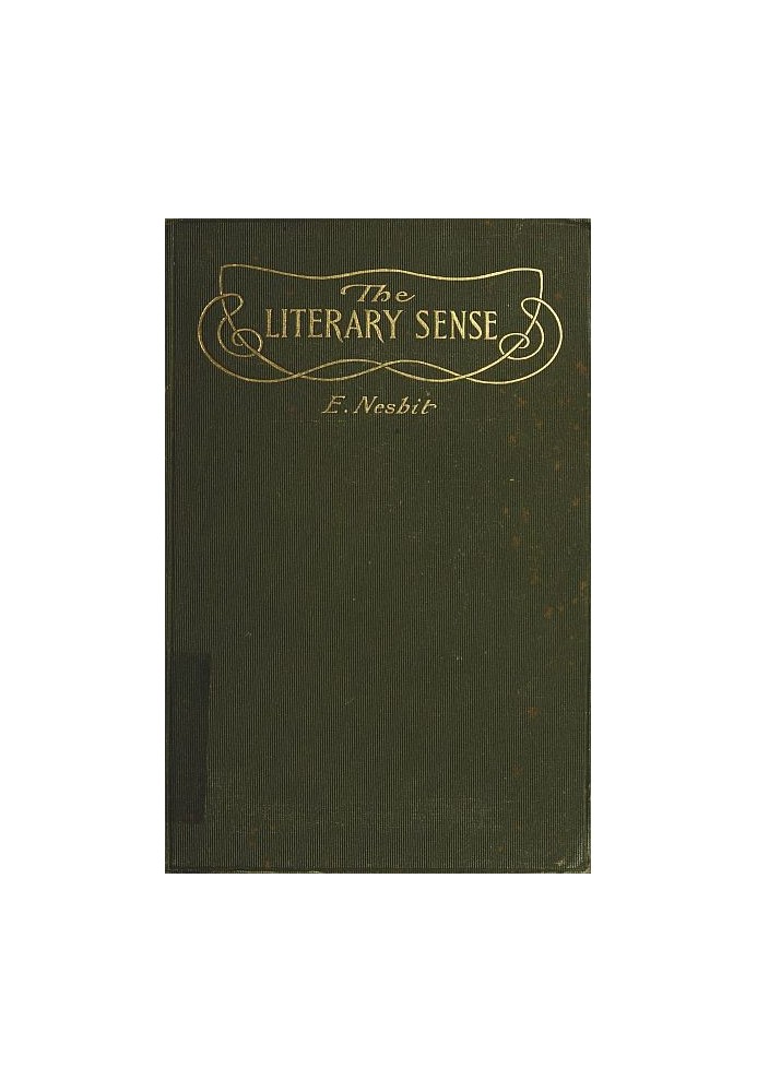 Book The Literary Sense