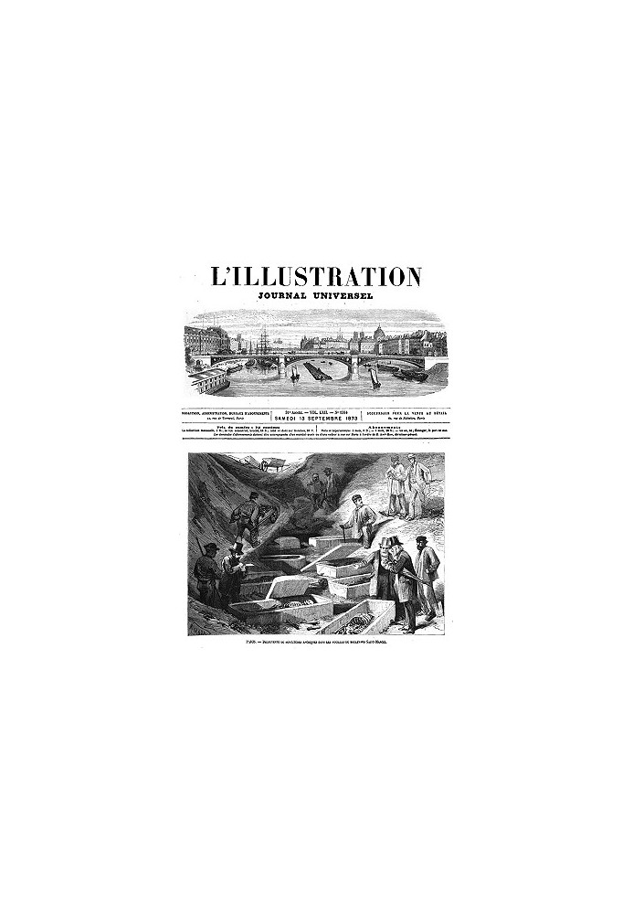 Книга L'Illustration, № 1594, 13 вересня 1873 р