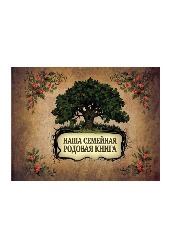 Book Large genealogical book of our family. Our domestic family book