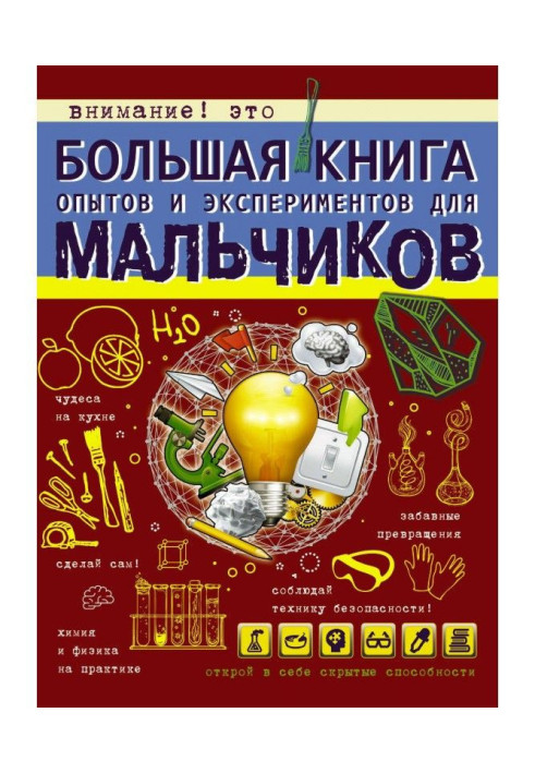 Book Large book of experiments and experiments for boys