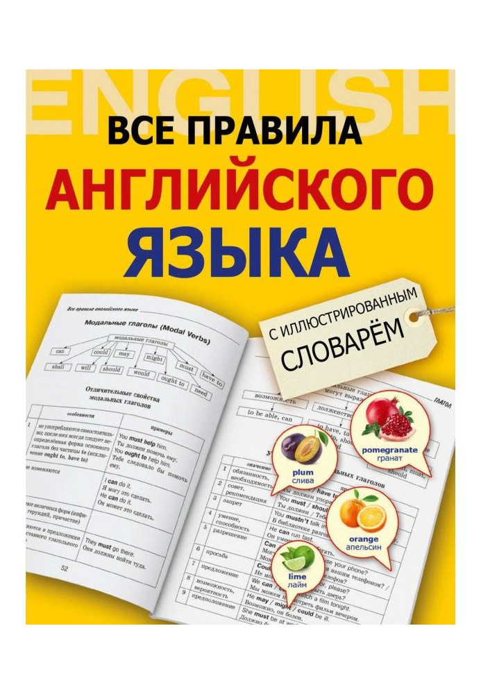 Book All rules of English with the illustrated dictionary