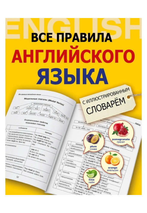 Book All rules of English with the illustrated dictionary