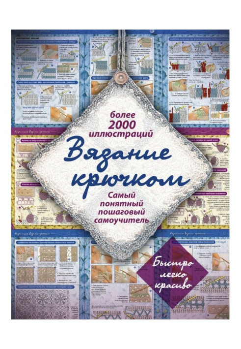 Book Knitting by a hook. Clearest incremental manual for self-tuition