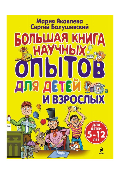 Book Large book of scientific experiments for children and adults