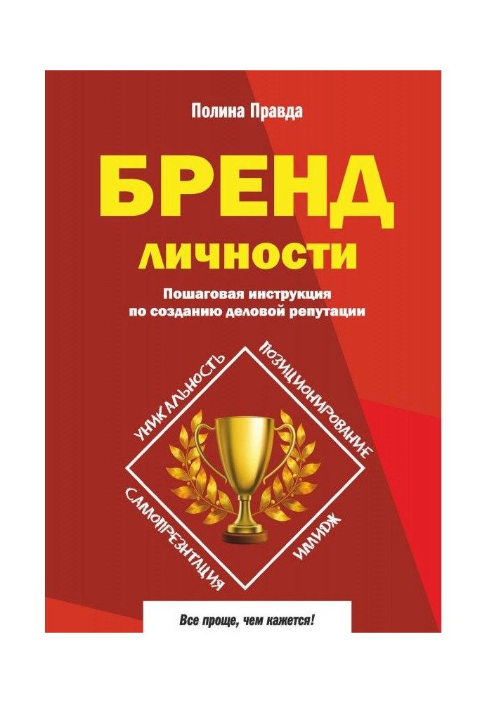 Книга Бренд особи. Покрокова інструкція по створенню ділової репутації
