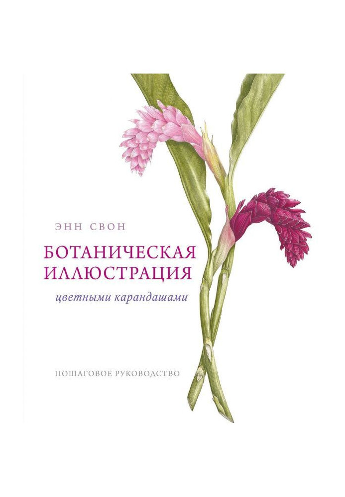 Book Botanical illustration crayons. Incremental guidance