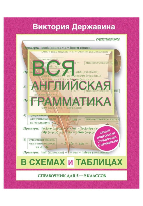 Книга Уся англійська граматика в схемах і таблицях. Довідник для 5-9 класів
