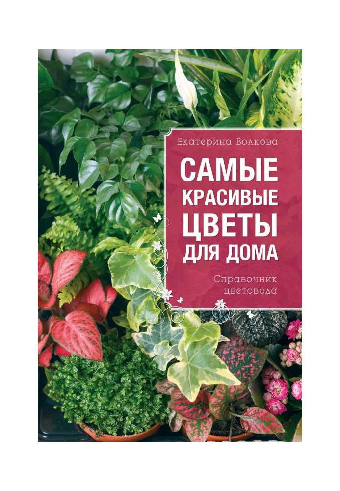 Book Most beautiful flowers for a house. Reference book of цветовода