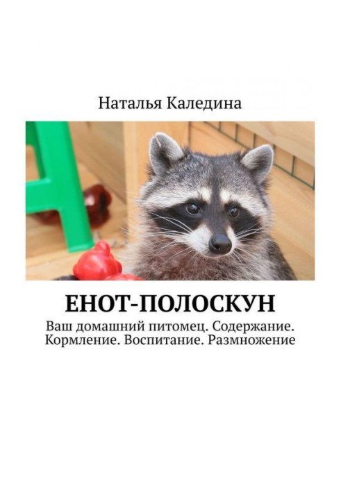 Book Raccoon. Your pet. Content. Feeding. Upbringing. reproduction