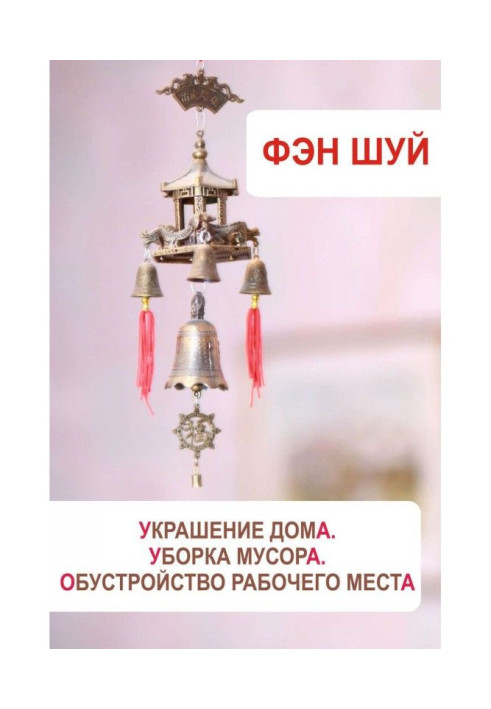 Book Feng Shui. Home decoration, garbage collection, workplace improvement