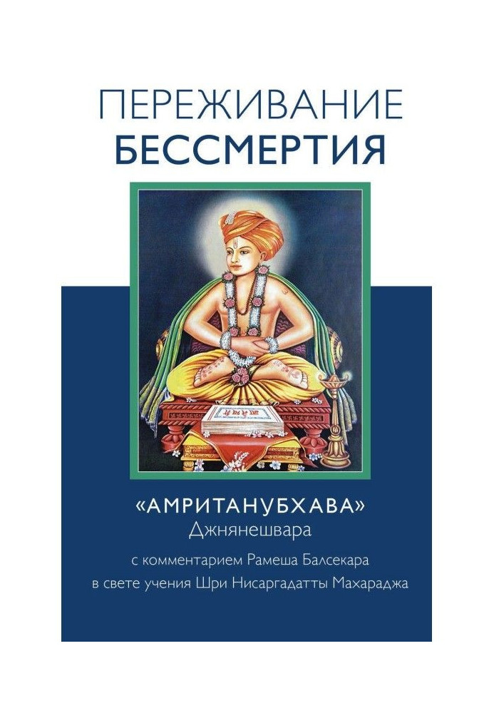 Книга Переживание бессмертия. «Амританубхава» Джнянешвара с комментарием Р. Балсекара