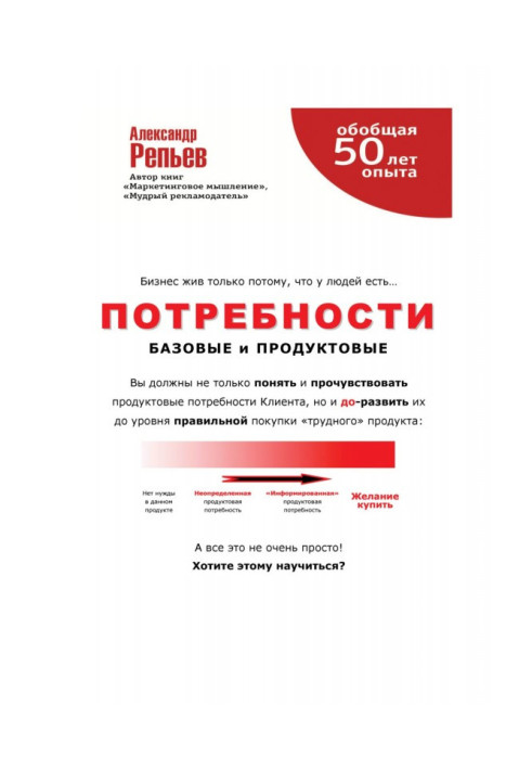 Книга Потреби: базові та продуктові